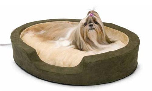 thermo snuggly sleeper dog bed