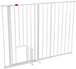 Maxi Walk-Thru Pet Gate with Pet Door Maxi Walk-Thru Pet Gate with Pet Door