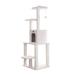 62 Inch Faux Fleece Cat Tree 62 Inch Faux Fleece Cat Tree