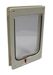 Ideal Hefty Cat Flap with 4-Way Locking Feature Ideal Hefty Cat Flap with 4-Way Locking Feature
