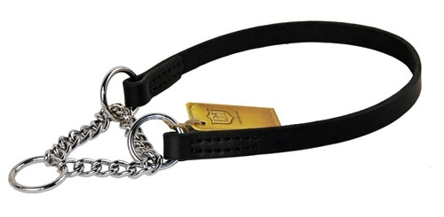 D&T Leather Martingale Collar