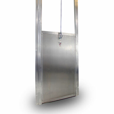 Kennel Clad Insulated Guillotine Kennel Door