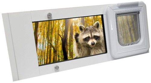 SB Elite Sash Window Cat Door | Single Pane | Super Selective