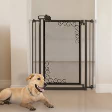 One-Touch Metal Mesh Pet Gate