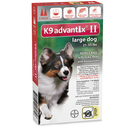 Flea and Tick Control for Dogs 10-22 lbs 2 Month Supply