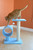 26 Inch Faux Fleece Cat Tree
