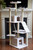 82 Inch Faux Fleece Cat Tree