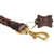 Braided Leather Leash with Handle