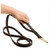 Braided Leather Double Handle Big Dog Leash