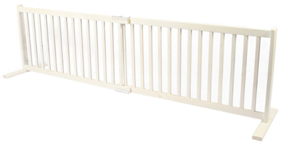 Kensington Series Large Free Standing Wood Pet Gate