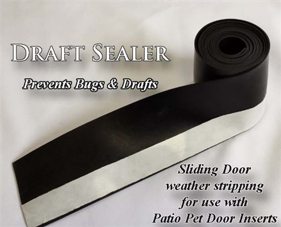 Premium Gliding Draft Sealer for Sliding Glass Doors