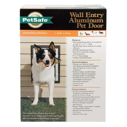 PetSafe Wall Entry Dual Flap-Medium (8x11)