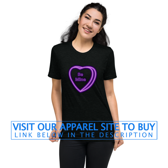 "Be Mine" Neon Candy Heart