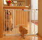 Extra Wide Walk-Thru Gate with Pet Door