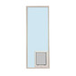 Animate Manual - French Door Glass Panel with Pet Door