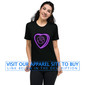 Neon Candy Heart MoorePet Logo Neon Candy Heart MoorePet Logo