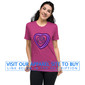 Neon Candy Heart MoorePet Logo Neon Candy Heart MoorePet Logo