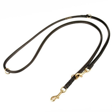 【 Genuine Leather Leash 】 Original Leather Leash - Genuine Canine