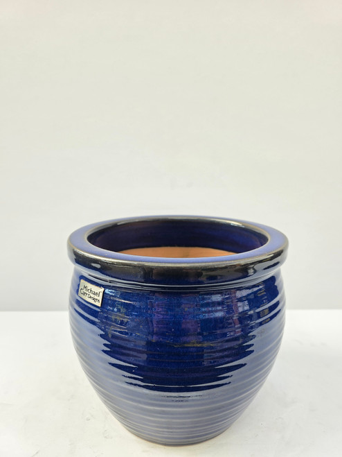 8.7in Ribbed Falling Blue