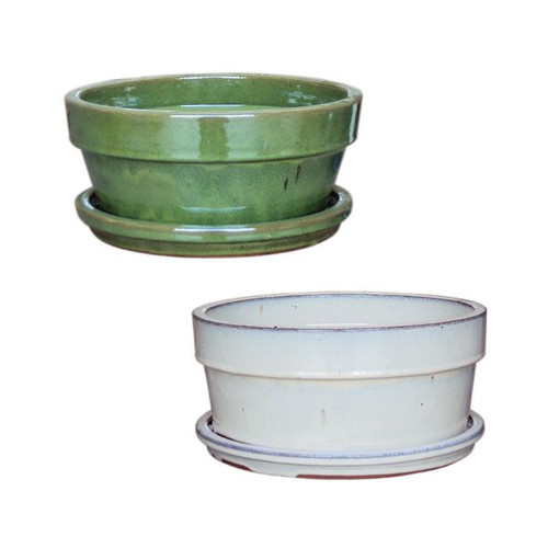 10in Bulb Pan/Saucer Assorted