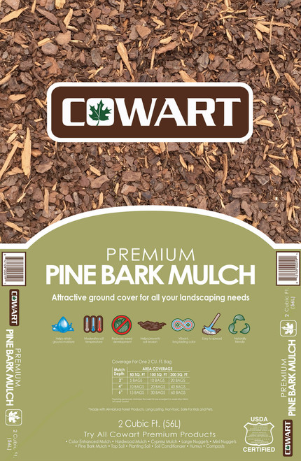 Pine Bark MINI NuggetMulch 2CF Pine Bark MINI NuggetMulch 2CF