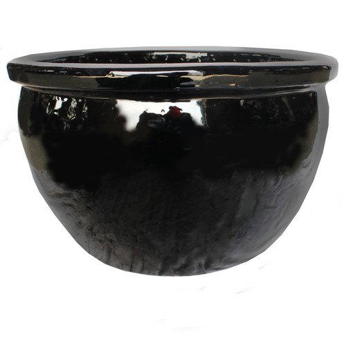 22in Bowl Glossy Black