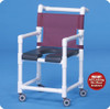 Bariatric Wheelchair Tracer IV Heavy Duty Padded Fixed Height Removable Full Arm Mag Midnight Blue 24 Inch 350 lbs. T424RFAP Each/1