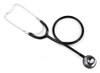 Classic Stethoscope BASIC Black 1-Tube 22 Inch Tube Double Sided Chestpiece 01-670HBKGM Box/10