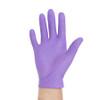 Exam Glove Halyard Lavender NonSterile Lavender Powder Free Nitrile Ambidextrous Textured Fingertips Not Chemo Approved X-Large 52820 Box/230