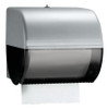 K-C PROFESSIONAL Paper Towel Dispenser Black Smoke Plastic Manual Pull 1000 Foot Roll Wall Mount 09746 Case/1