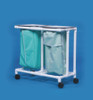 Single Hamper with Bag Classic 4 Casters 39 gal. LH-21-ZF MESH Each/1 - 21067809