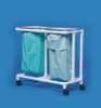Single Hamper with Bag Classic 4 Casters 39 gal. LH-21-ZF MESH Each/1 - 21067809