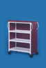 Deluxe Linen Cart 4 Casters 4 Inch PVC LC36-3 Each/1 - 36303401