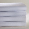 Bed Sheet Flat 66 X 104 Inch White Cotton 70% / Polyester 30% 16337300 DZ/12