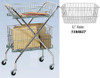 Transport Cart Chrome Plated Steel 30 X 18 X 30 Inch 3-Shelves Silver LICWT2918 Each/1