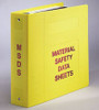 MSDS Binder 3 Ring Yellow 300 Sheets MCMMSDS3030-25 Each/1