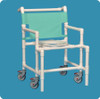 Shower Chair Deluxe Fixed Arm PVC Frame Mesh Back 20 Inch Clearance SC720N Each/1