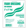 Foam Dressing MPM 2 X 2 Inch Square Non-Adhesive without Border Sterile MP00510 Each/1