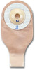 Ostomy Pouch UltraLite One-Piece System 9 Inch Length 1-1/8 Inch Stoma Drainable Shallow Convex Pre-Cut 50529 Box/10