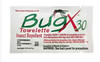 Insect Repellent BugX 30 Towelette Individual Packet 12643 Case/300