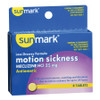 Nausea Relief sunmark 25 mg Strength Tablet 8 per Box 70677002601