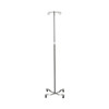 IV Stand Floor Stand McKesson 2-Hook 4-Leg Rubber Wheels MS400E