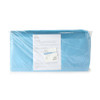 McKesson Sterilization Wrap Blue 24 X 24 Inch Single Layer Cellulose Steam / EO Gas 18-488