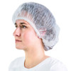 Bouffant Cap White Elastic Closure XF1003