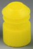 McKesson Tube Closure Polyethylene Flanged Plug Cap Yellow 13 mm For Use with 13 mm Blood Drawing Tubes Glass Test Tubes Plastic Culture Tubes NonSterile 177-118240Y