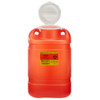 Sharps Container BD 18 H X 7-1/2 W X 10-1/2 D Inch 5 Gallon Red Base / White Lid Vertical Entry Hinged Snap On Lid 305491