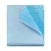Stretcher Sheet McKesson Flat 40 W X 90 L Inch Blue Polyback Airlaid Disposable 18-939 Case/25