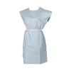 Patient Exam Gown TIDI Medium Blue Disposable 910520 Case/50