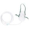 Oxygen Mask AirLife Elongated Style Adult One Size Fits Most Adjustable Head Strap 001201