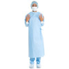 Protective Procedure Gown McKesson One Size Fits Most Yellow NonSterile Disposable 38031100 Case/50